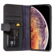 Pouzdro Decoded Leather Card Wallet Case pro iPhone XS Max - černé