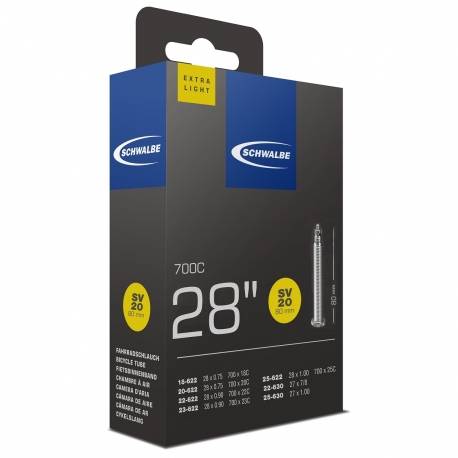SCHWALBE Duše 700x18 / 25C FV 80mm (18 / 25-622) 65g Extralight