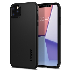 Pouzdro Spigen Thin Fit Classic iPhone 11 Pro Max Black - černé