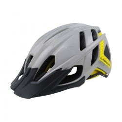 Přilba HQBC DIRTZ šedá / žlutá, vel. 52-58cm