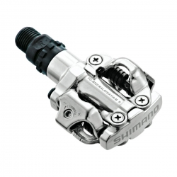Pedály Shimano SPD PD-M520 + kufry, stříbrné