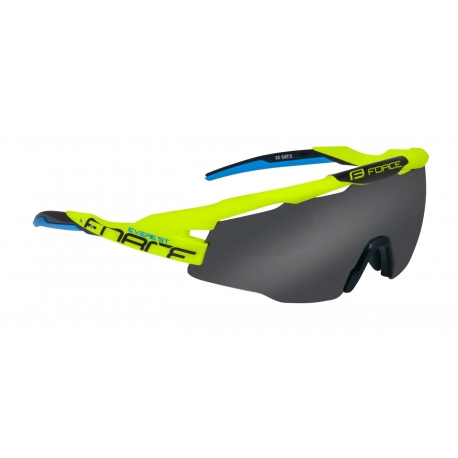 Brýle FORCE EVEREST, fluo, černé skla