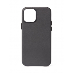 Pouzdro Decoded Leather BackCover pro iPhone 12/12 Pro - černé