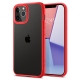 Pouzdro Spigen Ultra Hybrid iPhone 12/12 Pro červeno-průsvitné