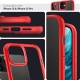 Pouzdro Spigen Ultra Hybrid iPhone 12/12 Pro červeno-průsvitné
