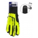 Rukavice Force X72 Fluo cyklistické zimní, černo-žluté