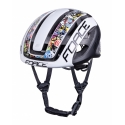 Přilba FORCE NEO VIVID, bílo-černá, vel. 55-59 cm