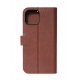Pouzdro Decoded Leather Detachable Wallet pro iPhone 12 Mini - hnědé