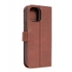Pouzdro Decoded Leather Detachable Wallet pro iPhone 12 Mini - hnědé