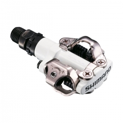 Pedály Shimano SPD PD-M520 + kufry, bílé