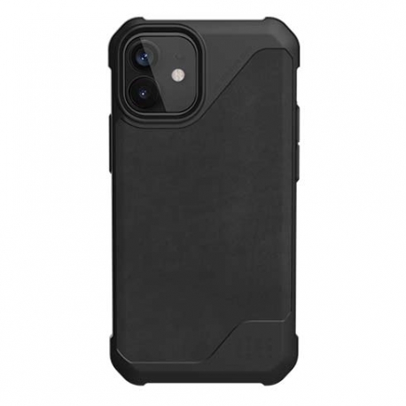 UAG Metropolis LT, LTHR black obal pro iPhone 12 mini