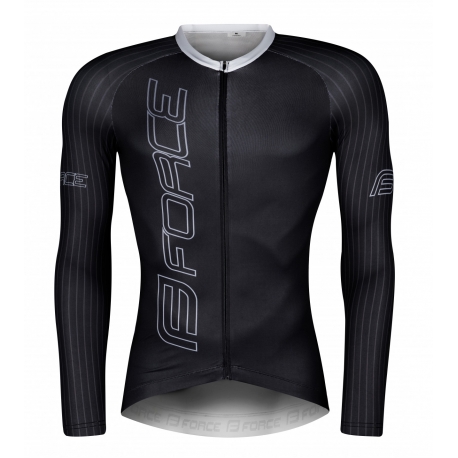Dres FORCE TEAM PRO dlouhý rukáv, černo-šedý
