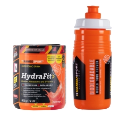 NAMEDSPORT Nápoj Hydrafit 400g červený pomeranč + láhev zdarma