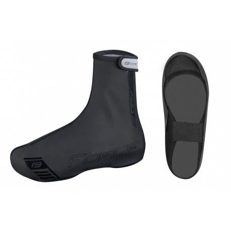FORCE návleky treter PU DRY MTB, černé