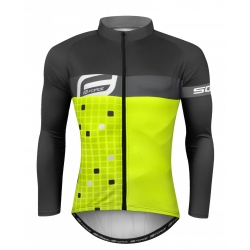 Dres FORCE SQUARE dlouhý rukáv, fluo-šedý
