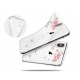 Pouzdro ESR Mania Cherry Blossoms pro iPhone SE (2020) / 8 / 7, průhledné