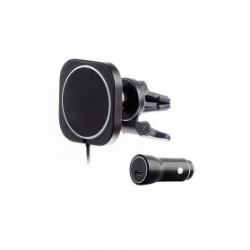 ER POWER SNAP CAR VENT MOUNT bezdrátová 15W nabíječka kompatibilní s MagSafe s držákem do ventilace auta